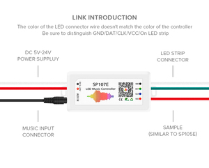 SP105E SP serie Led striscia Pixel usato supporto App Blue Tooth telecomando Led Strip Controller - Product Image 5