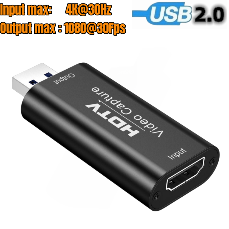 USB 2.0 1080@30FPS--Black
