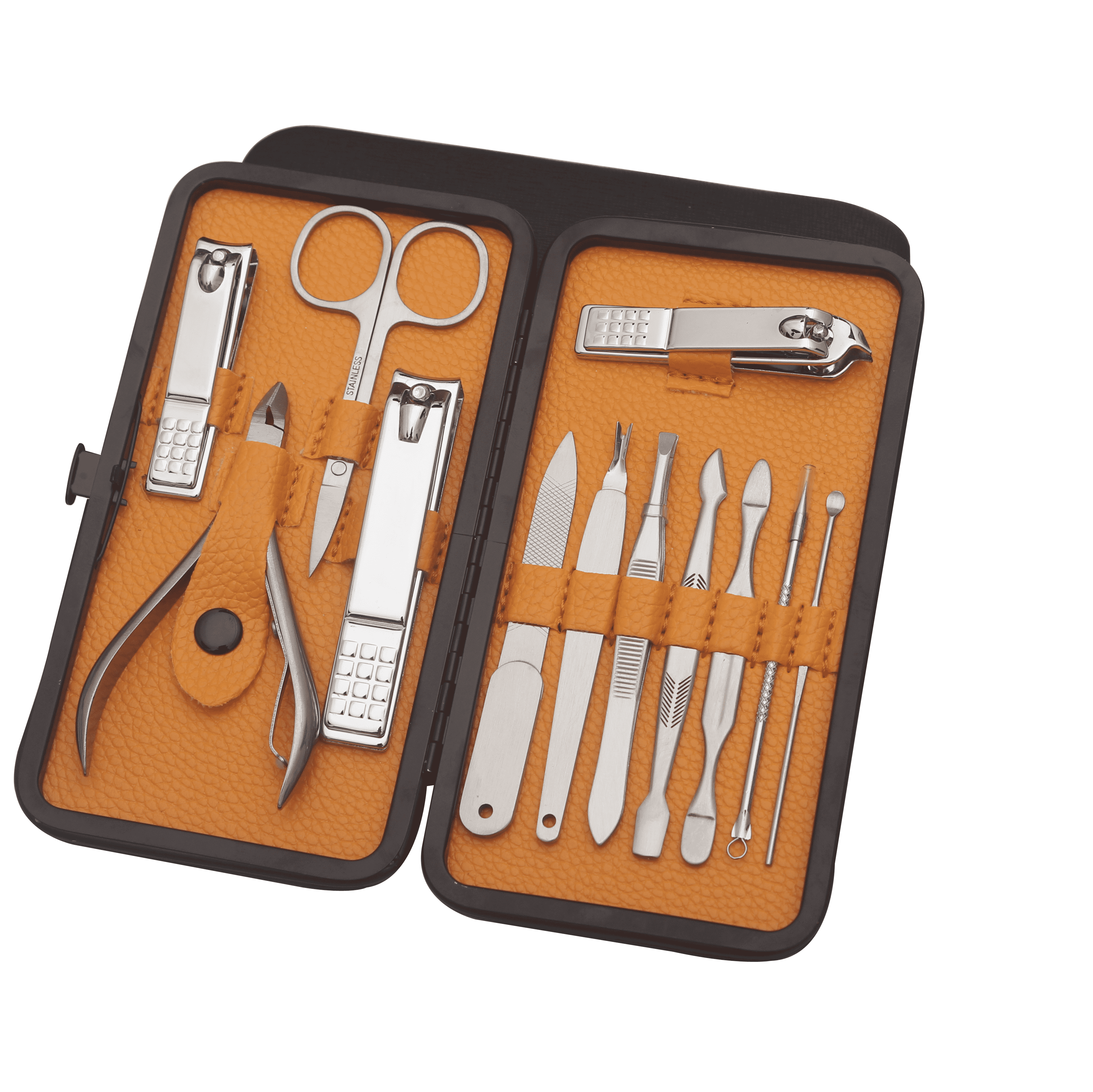 Ensemble de manucure argenté 12 pièces