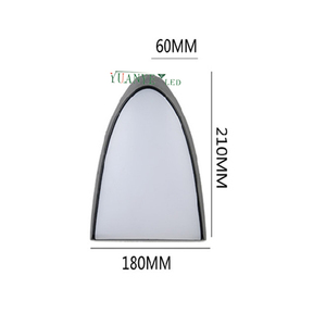 10 Wát 12 Wát IP65 <span class=keywords><strong>Led</strong></span> Vuông/Xi lanh Tường Ngoài Trời ánh sáng với <span class=keywords><strong>SPI</strong></span> điều khiển thông minh Dali RGB/RGBW 2-5 năm bảo hành YY-BDS032 - Product Image 2