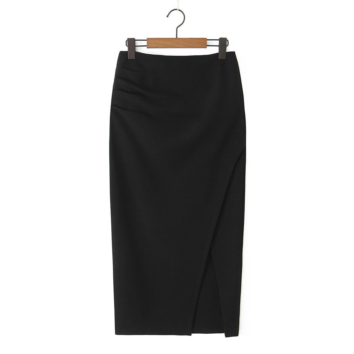 กระโปรงมิดิสีดำ