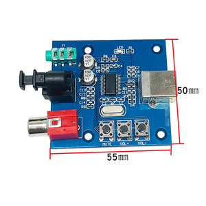 USB入力同軸ファイバーHIFIサウンドカードデコーダーDACデコーダー5V電源PCM2704USBサウンドカード - Product Image 3