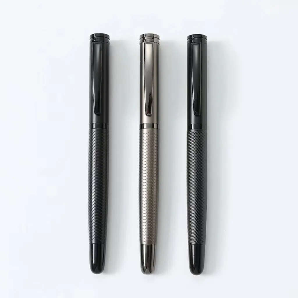 Роскошный бизнес подарок металлическая роликовая ручка Лазерная Гравировка Логотип подарочная ручка набор для мужчин