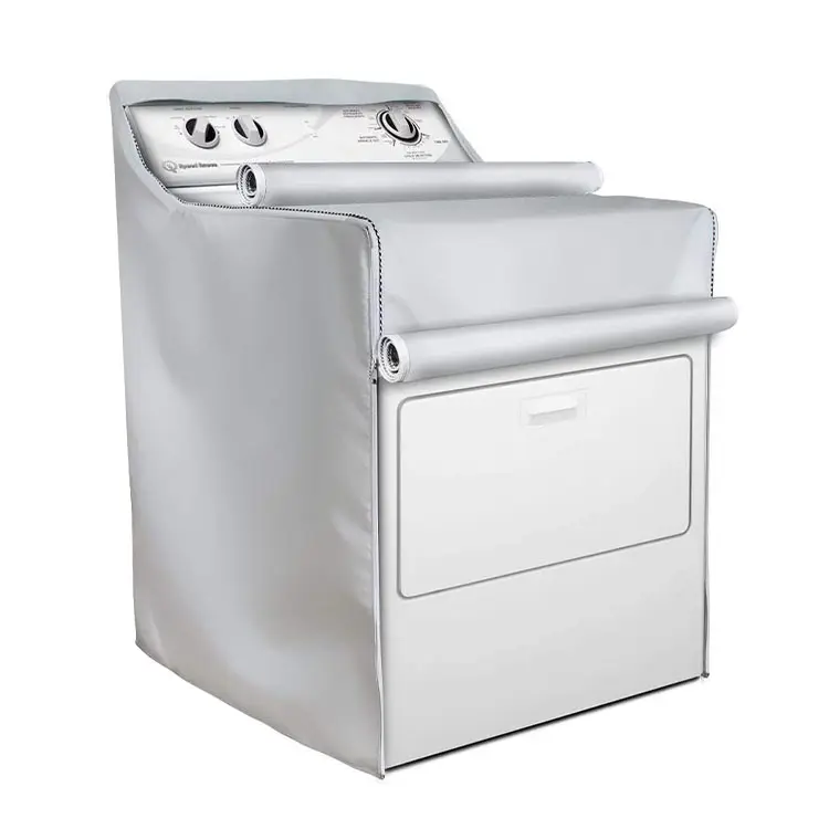 고품질 방수 방진 420d 실버 세탁기 커버가 가장 잘 맞는 지퍼 디자인의 세탁기 건조기 커버