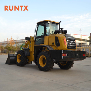 RUNTX Perfect Performance 2 Ton 3 Ton Wheeled Front and Rear Loader with High Performance Engine, Euro 5 EPA Compliant
