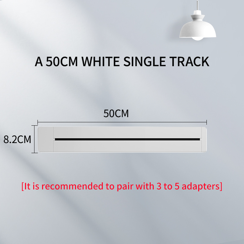 White 50cm slide rail