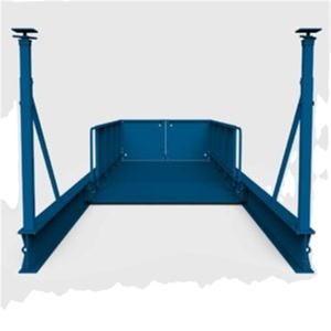 塔式起重机用可伸缩金属装载平台甲板工业风格工作平台 - Product Image 1