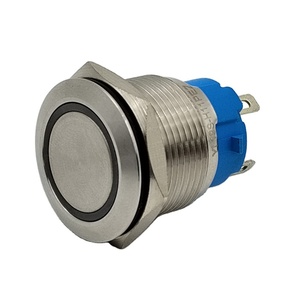 Interruttore a pulsante IP65 impermeabile autobloccante/Reset da 19mm interruttore a pulsante momentaneo
