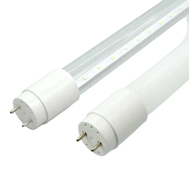 WOOJONG modèle de vente chaude OEM ODM t8 led tube 600mm 9w 1200mm 18w 1500mm 22w aluminium plastique ou verre matériel