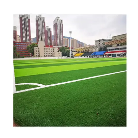 Fabrika kaynağı 30mm 40mm 50mm peyzaj eğlence suni çim futbol sahası için arka bahçesinde oturma alanı