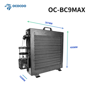 OCOCOO küçük hidro radyatör sıvı soğutma sistemi bakır soğutucu malzeme su soğutma çözümü için bilgisayarın radyatör durumda - Product Image 6