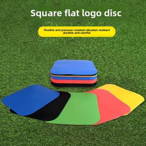 23cm vuông PE bóng đá nón phẳng mặt đất đánh dấu pad cho sự nhanh nhẹn đào tạo lĩnh vực thể thao trở ngại cho hiệu quả Đào Tạo - Product Image 5