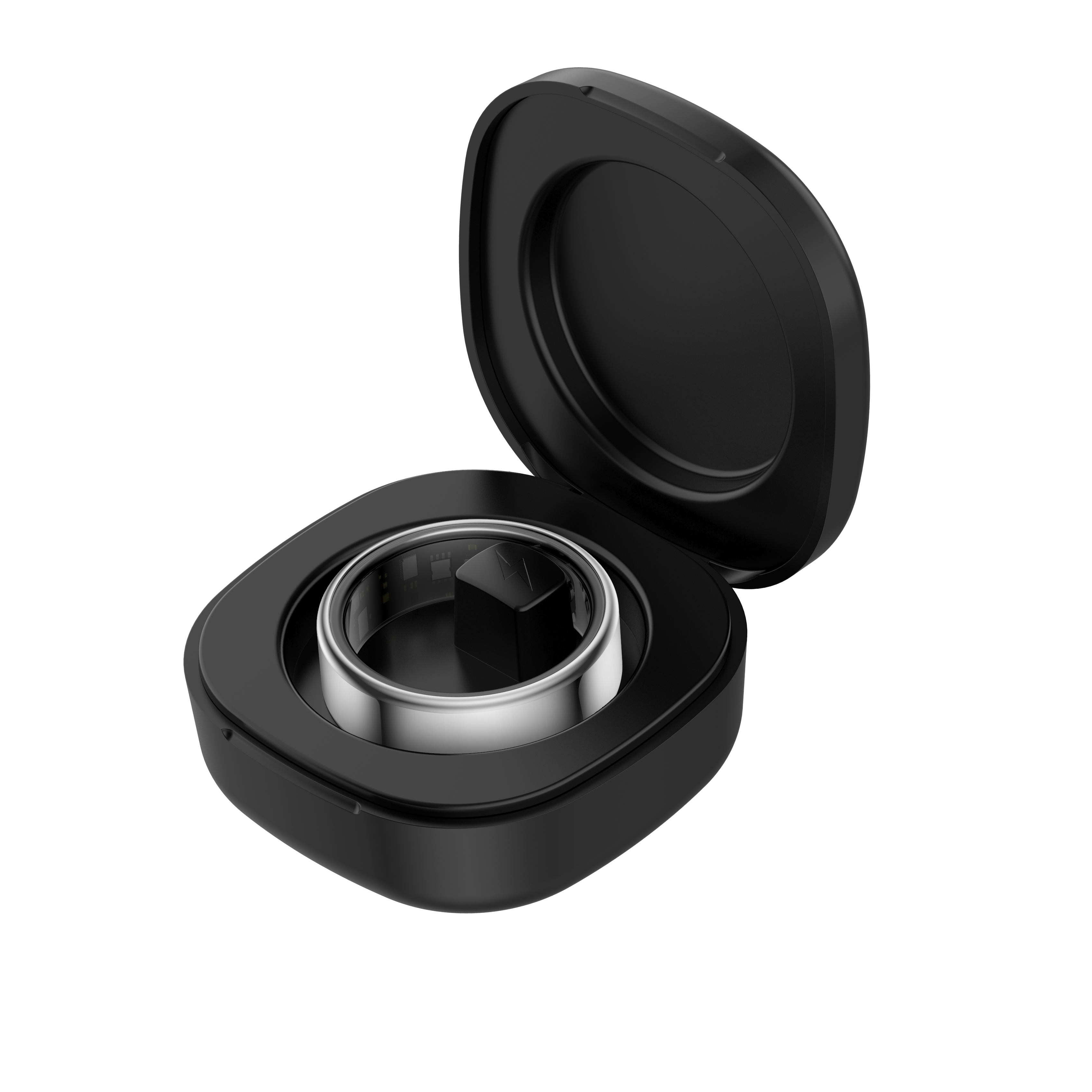 silver with charging case