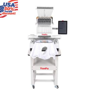 <strong>Custom</strong> Design Single Head 15-Needle <strong>Computer</strong> Embroidery Machine for Personal Start-up or Printing Shops - Product Image 5