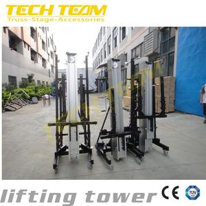 Menara angkat tampilan rangka teleskopik <span class=keywords><strong>Speaker</strong></span> Crank <span class=keywords><strong>Line</strong></span> <span class=keywords><strong>Array</strong></span> portabel kualitas tinggi - Product Image 5