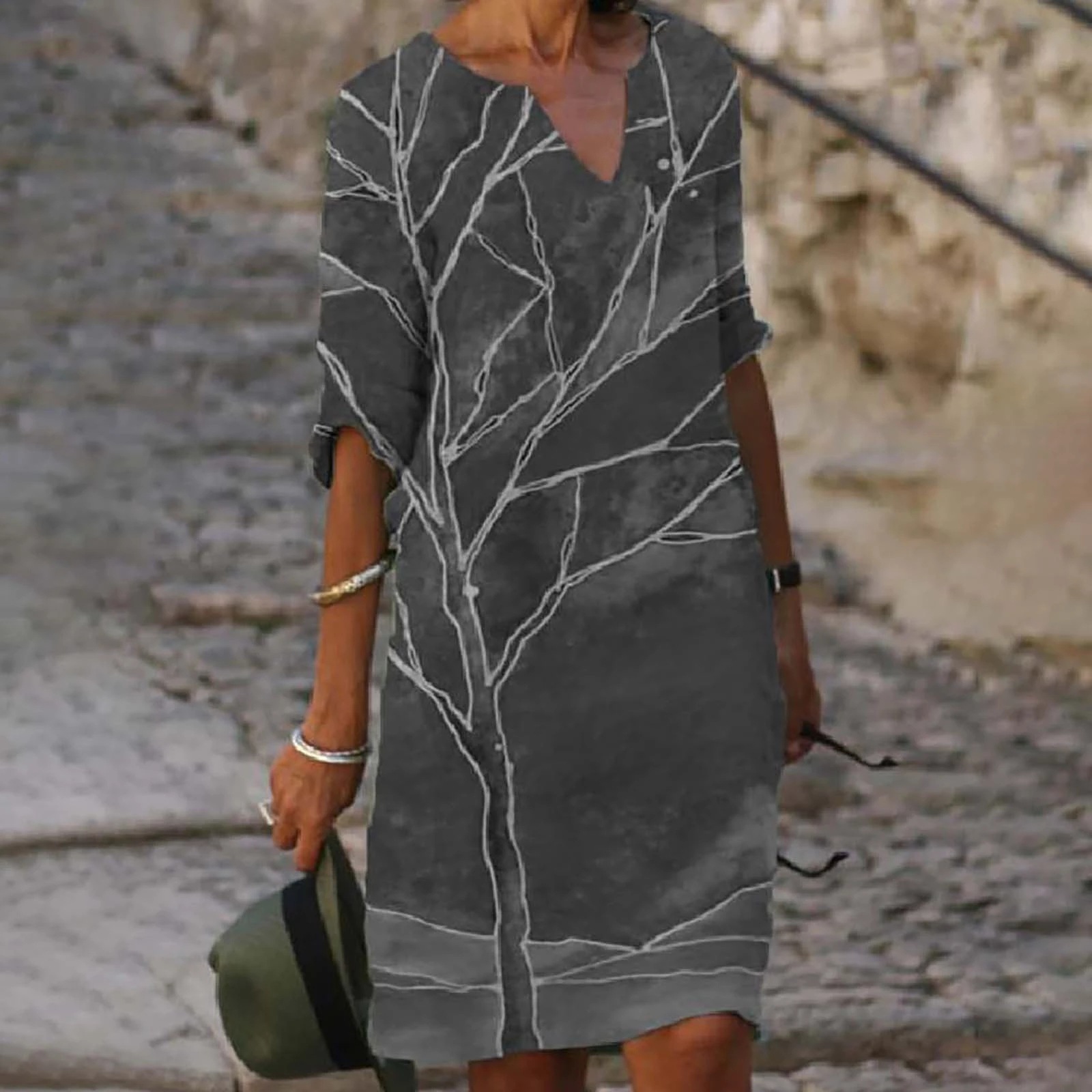 leaves gray