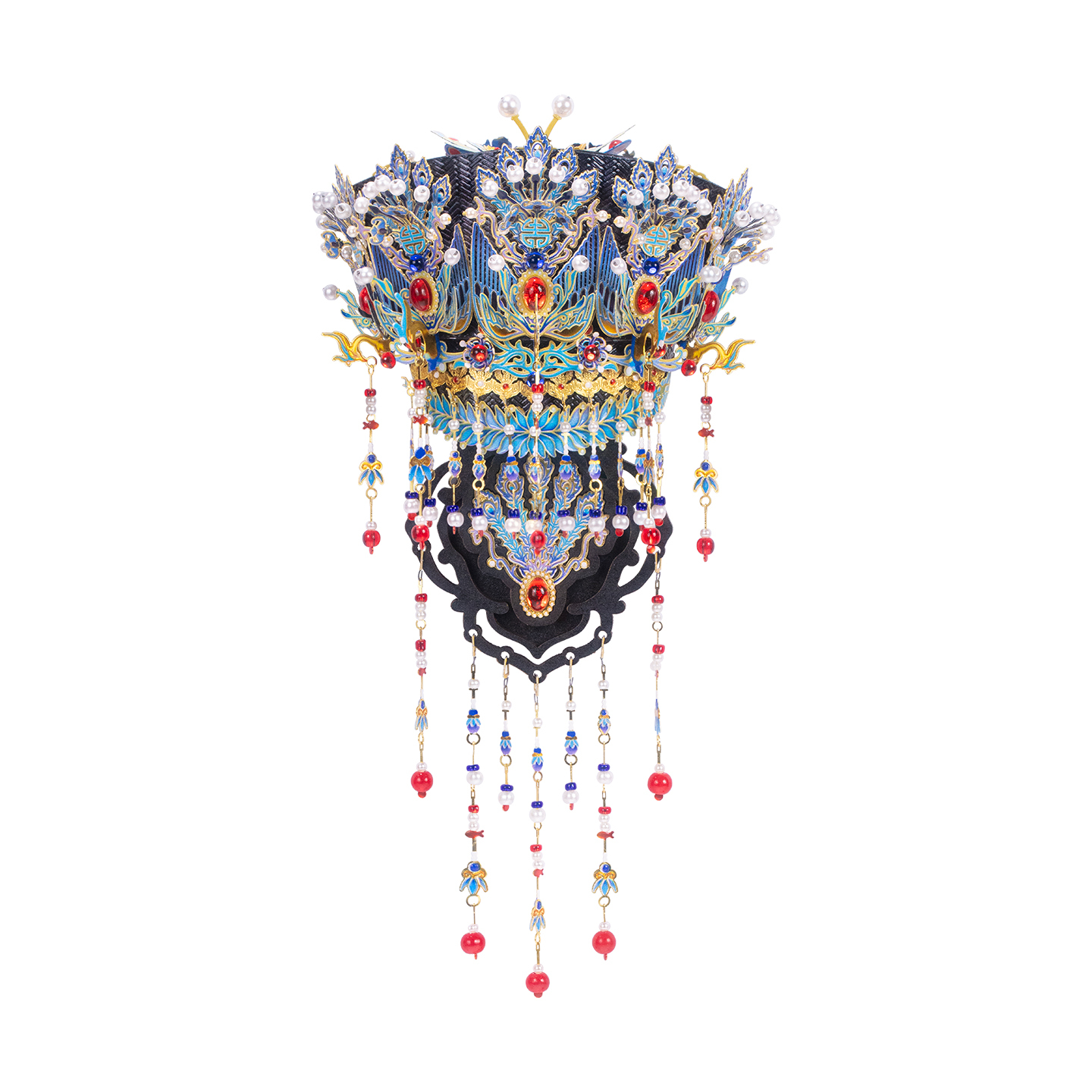 Jewels and phoenix shaped ornaments