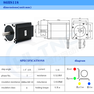 Schrittmotor nema 23 geräuscharmer Schrittmaschinen-Steuer motor Mikros chritt motor für CNC-Maschine