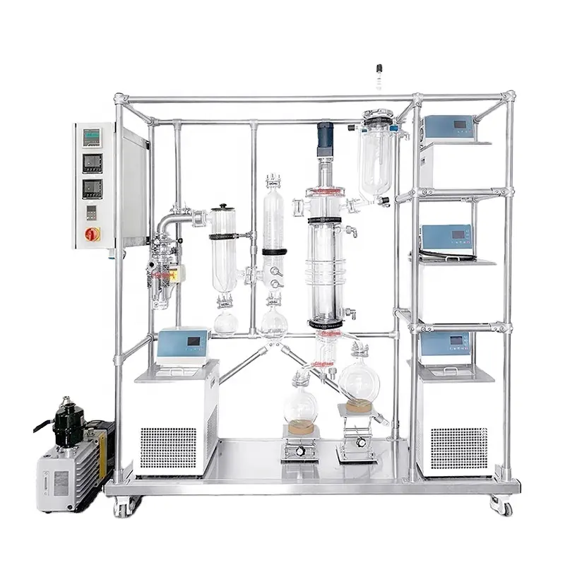 8l/h Hochwertige Wischfilm-Molekular vakuum destillation maschine kann für Fischöl destillat angepasst werden