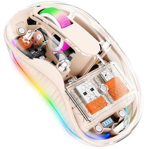 <strong>2025</strong> <strong>New</strong> Wireless BT Silent <strong>Mouse</strong> Type-c Transparent <strong>Mouse</strong> 2.4G Mini <strong>Mouse</strong> Clear Rechargeable <strong>Computer</strong> Office Laptop - Product Image 4