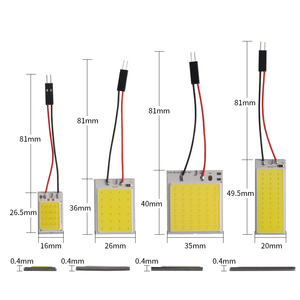 Cob <strong>Led</strong> Car Dome Light DC12V <strong>24</strong> <strong>Leds</strong> COB Chip Car Interior Light with Blister Package and T10 Festoon <strong>Ba9s</strong> Dome Adapter
