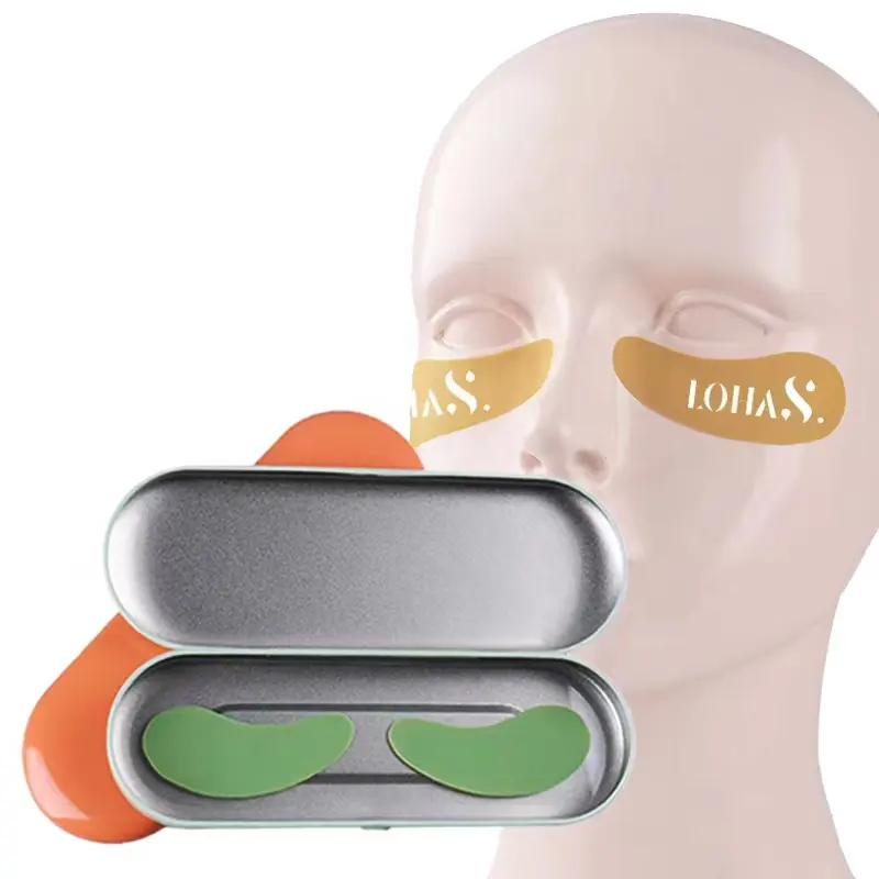 Lohas Custom Siliconen Eye Pads De Anti-Rimpel Wimper Ooglapje Herbruikbare Oogmasker Voor Rimpels Fijne Lijntjes