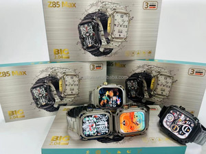 Z85 <strong>Max</strong> Smartwatch 2023 2.1&quot; Screen 3 Strap Rdfit Heart Rate Blood Oxygen Dial Call Android Smart Watch Hombre for Men Watch - Product Image 4