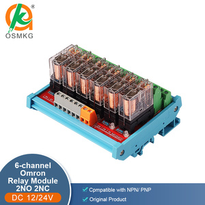 Oshangming 6 Entrada 6 Salida Módulo de relé 12V/24V Módulo de relé IO Board 5A 2NO 2NC para luz - Product Image 2