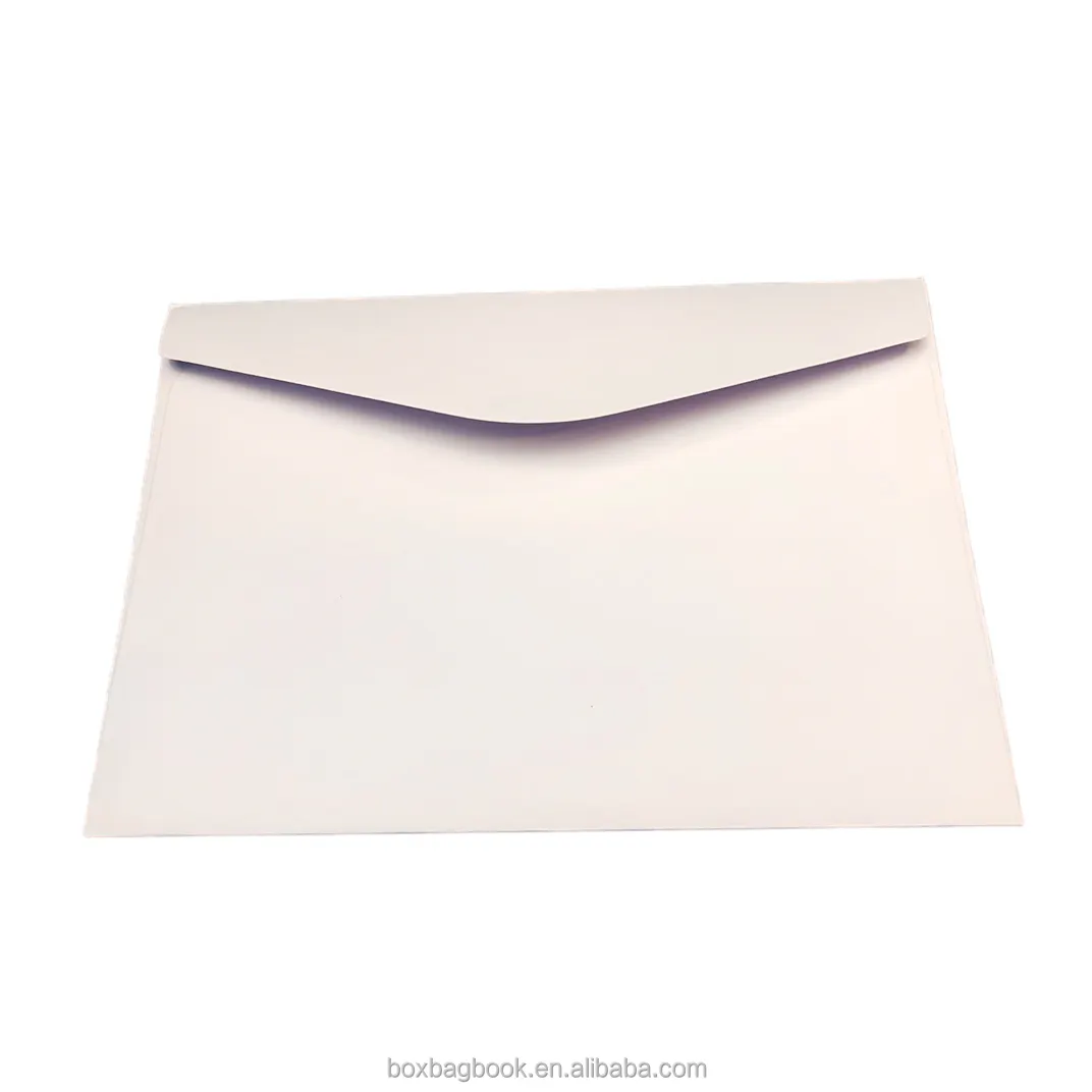 Pas cher Prix Bonne Qualité Mailer Postale Médecine Argent De Noël Enveloppe Sac Blanc Trésorerie Catalogue Papier Enveloppe pour Invitation