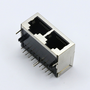 1*2 veya 1*3 10,5 RJ45 Ethernet konektörü korumalı ağ modülü konektörü kalkan - Product Image 1