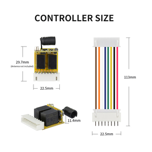 Mini-Empfänger 433MHz Fernbedienung Garagentor RF Wireless LED-Streifen Licht Umgebungs lampe Tor Elektrisches Schloss Auto Modifikation - Product Image 5