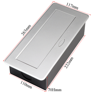 Enchufe emergente de escritorio de oficina 2025, toma de corriente de datos ocultos con LAN USB 3,0 16A, tira de alimentación de mesa de conferencia de corriente nominal - Product Image 3