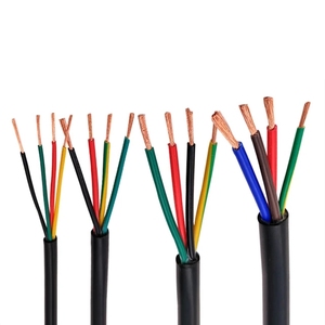 RVV 2 çekirdekli 10 çekirdekli esnek tel 0.5mm 0.75mm 1mm 1.5mm 2.5mm 3mm sinyal AC güç uzatma bilgisayar güç bakır kablo - Product Image 6