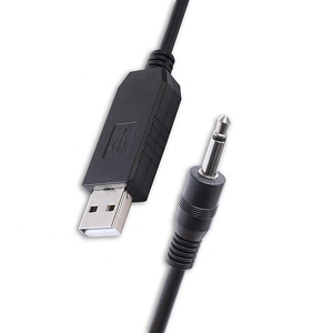 Prolific USB Serial <strong>Uart</strong> TTL 5V to 3.5mm 2 Pole Mono Jack CAT <strong>Programming</strong> Cable for CAT CI-V IC-7100 IC-7200 IC-7300 CT-17 - Product Image 1