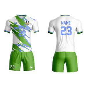 Unisex Retro futbol forması Set adı Logo baskı ile özelleştirilebilir pamuk yapılmış yetişkinler mevcut takım renkleri - Product Image 2