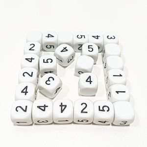Acrylic 16mm D6 Number Multicolor Dice for Education Board <strong>Game</strong> Four Rules of Arithmetic Corner Custom Family Playing <strong>Game</strong> Set - Product Image 2