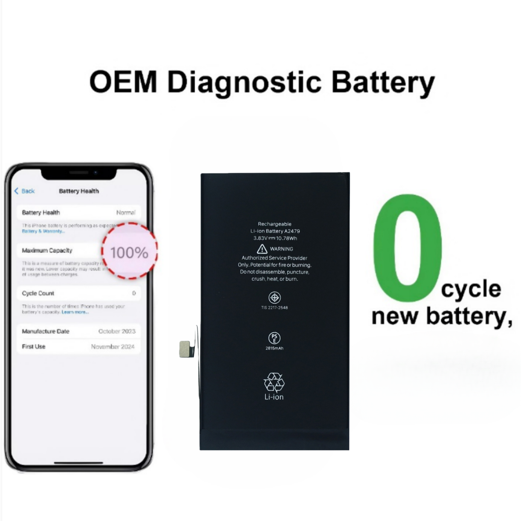 para iphone 12 3320mah