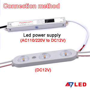 โมดูลไฟ LED 12V 12V LED 3Led กันน้ำได้รับการรับรอง CE โมดูลไฟ LED 12V 6000K โมดูลไฟ LED สำหรับลงชื่อ