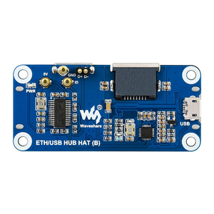 <strong>Raspberry</strong> <strong>Pi</strong> Zero 2 W Ethernet USB HUB HAT (B) RJ45 USB 2.0 Interface <strong>Sensor</strong> Development Tool for <strong>Raspberry</strong> <strong>Pi</strong> Series