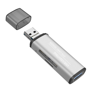 4-in-1 USBカードリーダーUSB3.0OTGミニSDカードリーダーフラッシュドライブMacBookタブレット用TF読み取りアダプター - Product Image 3