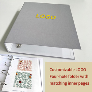 Bốn lỗ thư mục tập tin thư mục biểu tượng tùy chỉnh treo thư mục tùy chỉnh các tông thư mục thẻ giấy cho vải mẫu hiển thị - Product Image 4