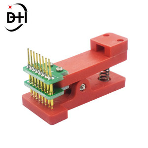 Supporto per Test di spaziatura da 2.54mm morsetto per clip per PCB dispositivo di fissaggio sonda pogo pin Download programma Burn Single/Double4P 5P 6P 7P 8P 9P 10P - Product Image 3