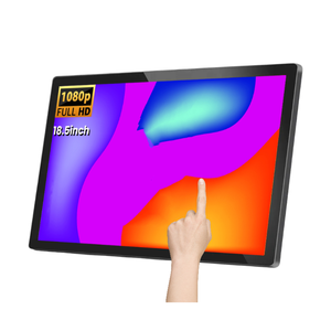 Monitor táctil VGA Lcd 18,5 21,5 24 27 pulgadas PC Panel de pantalla táctil retroiluminación Led HD Digital táctil capacitiva de 10 puntos - Product Image 1