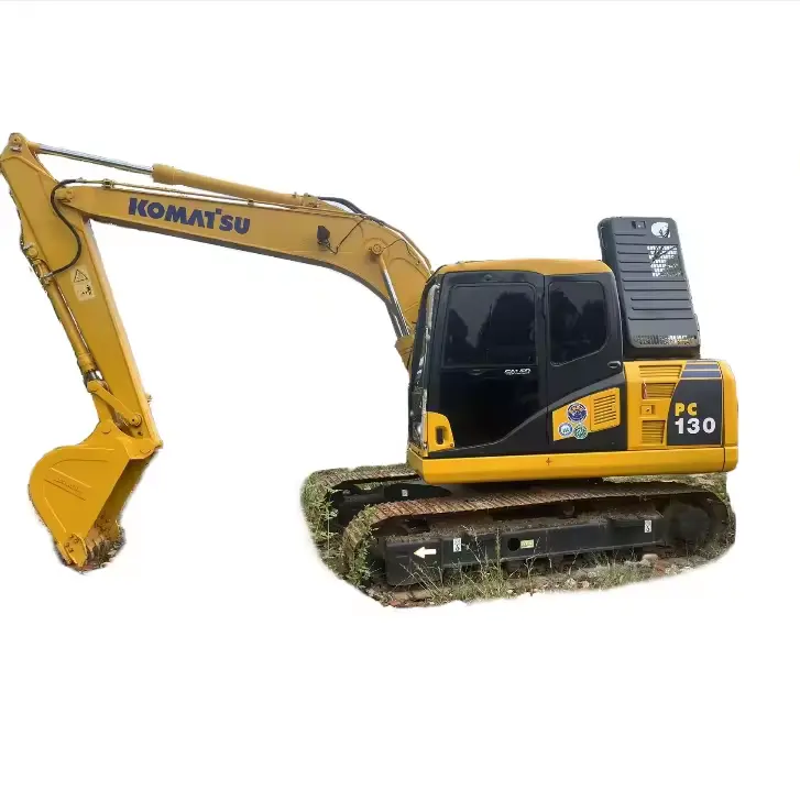 Sử dụng máy xúc KOMATSU Crawler Digger ban đầu KOMATSU PC130-7 13ton thứ hai tay sử dụng máy xúc để bán