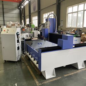 1325 4x8 4 Axis Stone CNC Router con servomotor y controladores Sistema de control 3D de Richauto para máquina cortadora de tallado de granito - Product Image 5