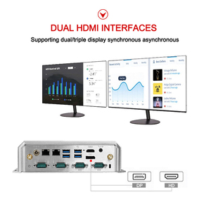 LIMYEE Epc-3511 Intel 8Th Gen U Series Core I3/I5/I7 Palm-Sized Fanless <strong>Embedded</strong> Pc Industrial Mini <strong>Computer</strong>