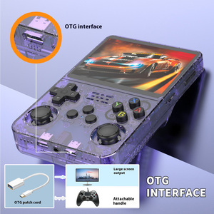 R36S 3.5 "HD RGB大画面ハンドヘルドゲームコンソールOTG PSP P1 TV 10シミュレーターゲームスイッチ付きジョイスティックデュアルメモリカード