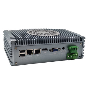Mini mikro fansız All-in-One endüstriyel masaüstü adet 16GB RAM Intel Core I3 I5 çift ağ seri gömülü Mini pc - Product Image 1