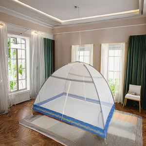Hot Selling Wind Valley Queen-Size-Schlafzimmer Moskito netz Zelt Rund muster Faltbares Pop-Design aus Polyester Erwachsene Betten