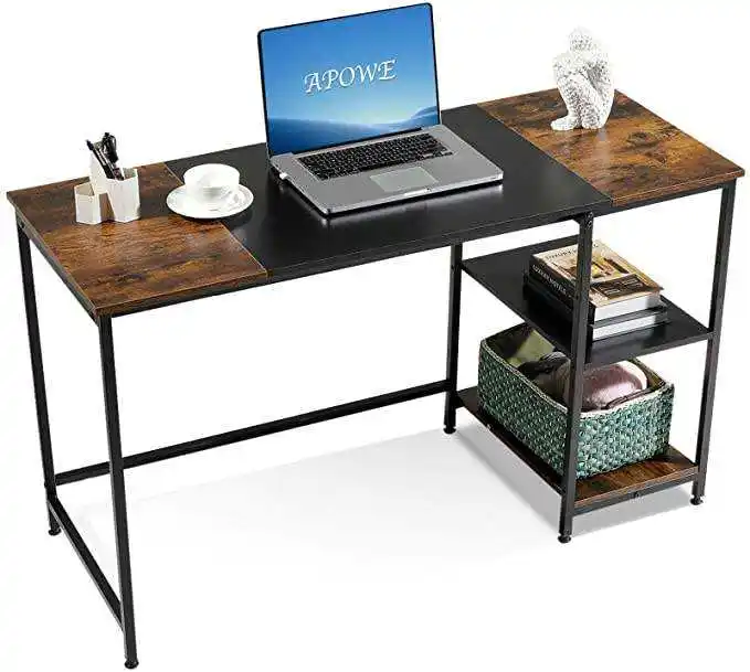 طاولة مكتب معدنية عصرية للاستوديو التنفيذي، طاولة كمبيوتر مريحة المنظم لأثاث المكاتب